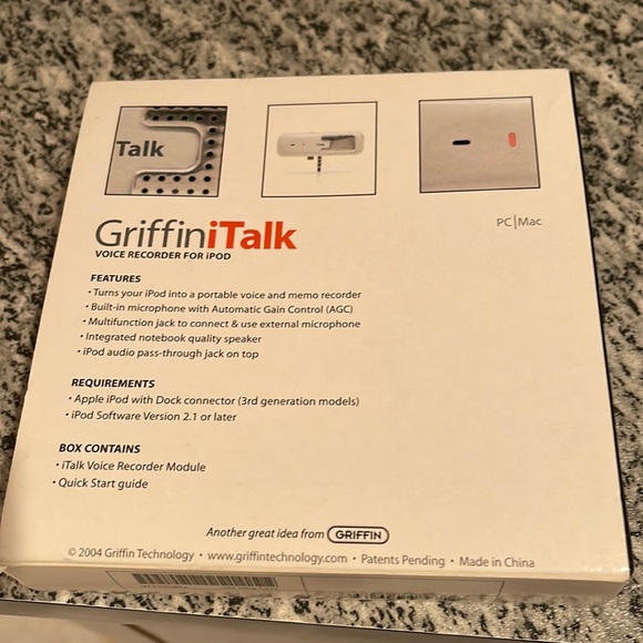 Griffin I talk voice recorder Ed for I pod - Picture 1 of 3